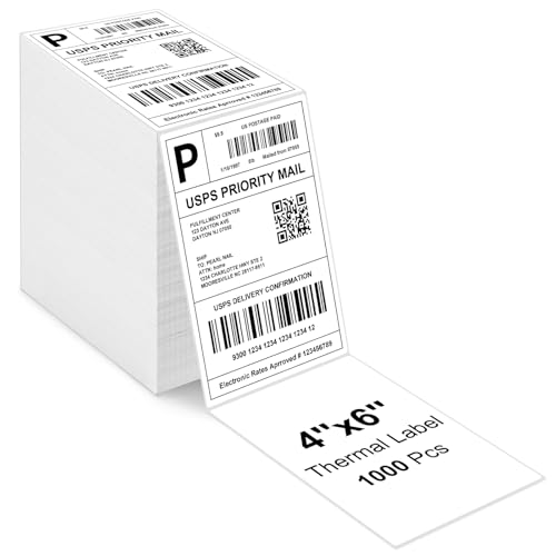 4x6 Thermal Labels (1000 Labels)
