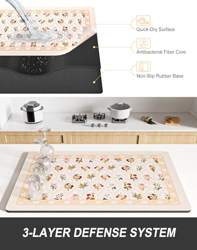 Dish Drying Mat for Kitchen Counter
