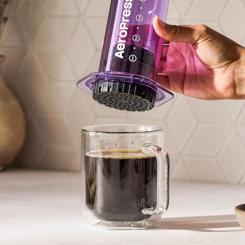 Clear Purple Coffee Press (Purple / Standard)