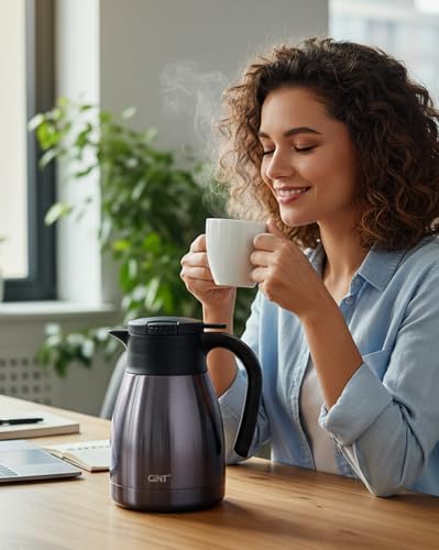 1L 34Oz Thermal Coffee Carafe (Purple / 34 Ounces)