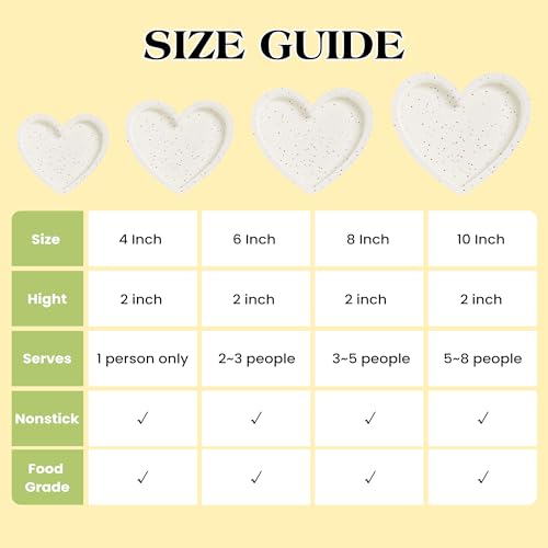 10 Inch Heart Shaped Silicone Cake Pans (Heart / 10 inch)