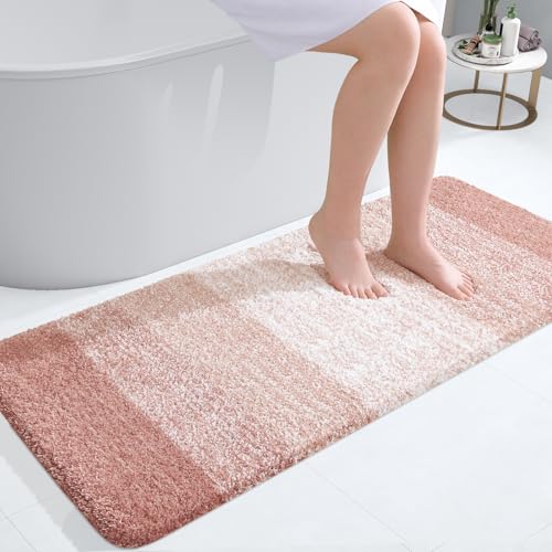 Bathroom Runner Rug 44x20 (44" X 20" / Peach)