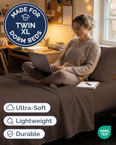 Twin XL 3 Piece Sheet Set (09 - Brown / Twin XL)