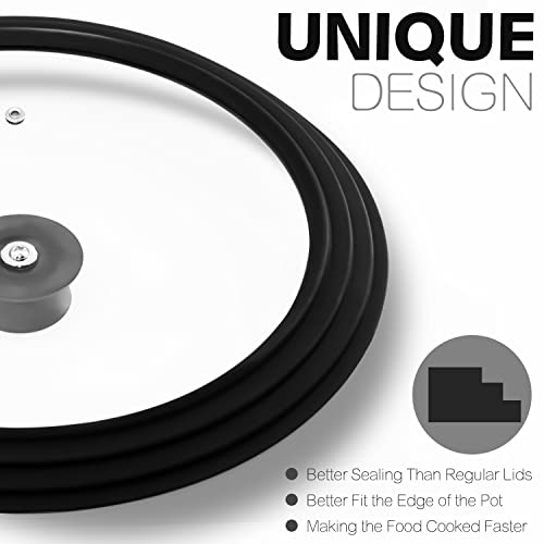 Silicone Universal Lid for Pots (8" x 8.5" x 9.5")