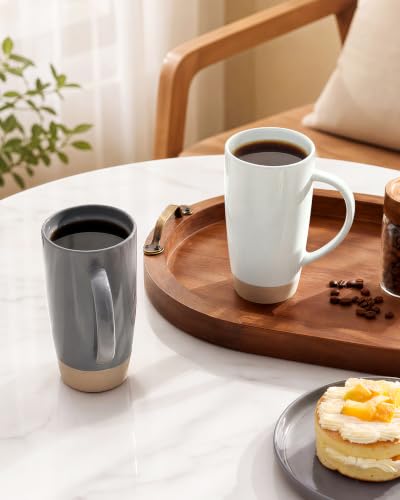Milkyway Coffee Mugs (Milkyway-White and Dark Gray / 4pcs)