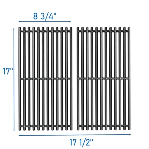 17 x 8 3 4 Cast Iron Cooking Grate fits CharBroil Commercial 463644220 463632320 463642316 463245518 463630021 G369 (17" x 17.5")