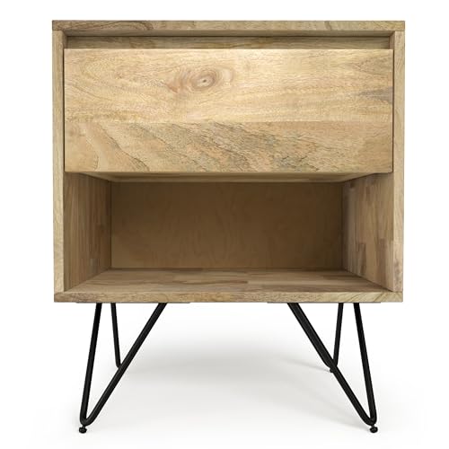 Hunter 20" Wide Solid Mango Nightstand in Refined Natural (Refined Natural / 20 inch)
