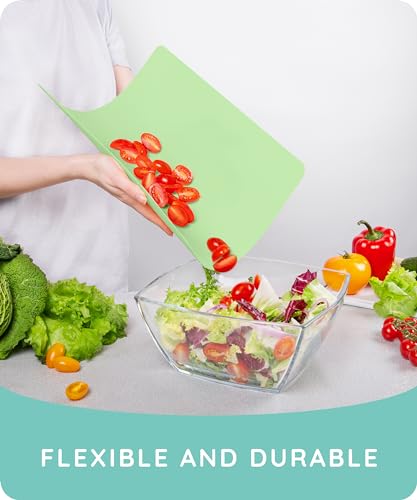 Cutting Board Alternative for Kitchen (Green / Blue / Lilac / 15"L x 12"W)