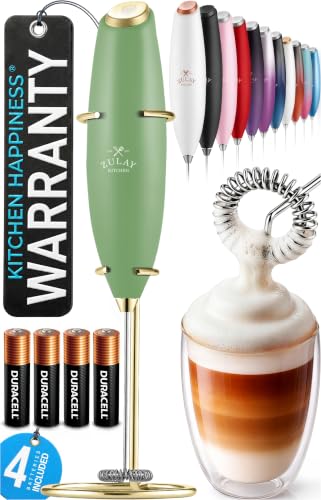 Powerful Milk Frother Wand With Duracell Batteries