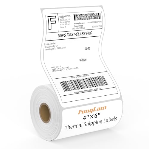 4"X6" Thermal Shipping Labels (250 Count)