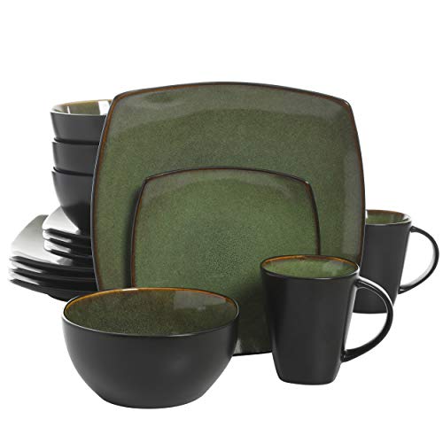 Soho Lounge 16 Piece Dinnerware Set (Service for 4 (16pcs) / Green (Soho Lounge))