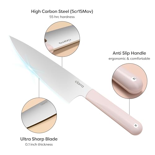 Professional Kitchen Knife Set 4 PCS (Pink)