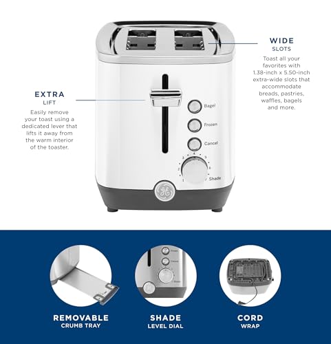2 Slice Toaster (2-Slice / White)