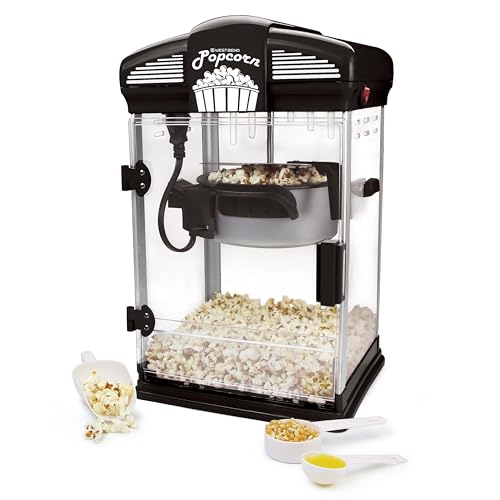 Stir Crazy Movie Theater Popcorn Popper (Black)