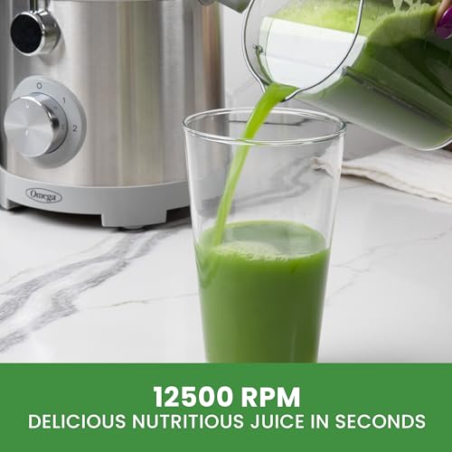 Centrifugal Juicer with Extra Large Chute High Speed Extractor For Fruits and Vegetables (Silver)