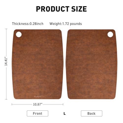 Cutting Board with Non (14.4"L x 10.8"W)
