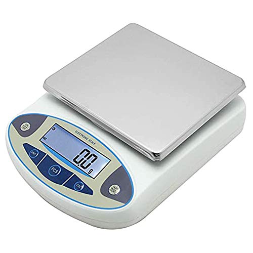 Lab Scale 10kgx0.1g Digital Precision Scale Electronic Balance Laboratory Weighing Industrial Scale Kitchen Counting Scale Scientific Scale Calibrated (10kg / 0.1g)