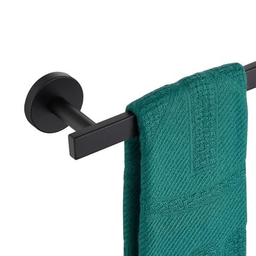 16 Inch Bathroom Towel Bar Bath Towel Rack Kitchen Towel Holder Towel Hanger Wall Mounted SUS304 Stainless Steel Matte Black AN4001MB (Matte Black / 16-Inch)