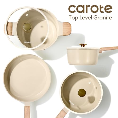 Pots and Pans Set (Oatmeal / 14 Piece)