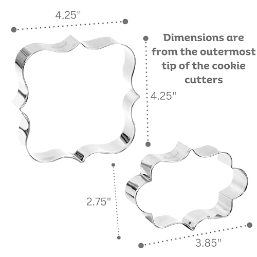 Stainless Steel Plaque Cookie Cutter for Baking