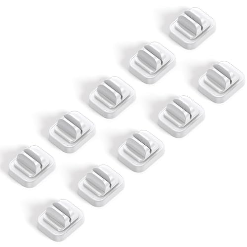 10 Pack [Spring Fixed] Cord Holder (10Pack - Adjustable Slot)
