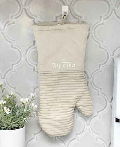 Silicone Oven Mitts (Almond / 2 Pack)