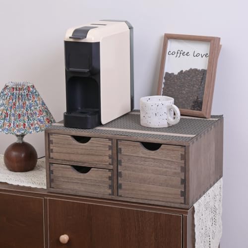 Coffee Pods Storage Drawer Holder for Capsules (HD-CF2D3C-DK-US)