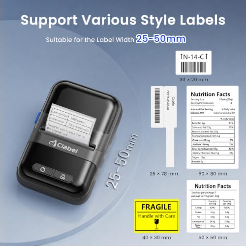 Label Maker Machine with Tape (Mist Gray-300DPI)