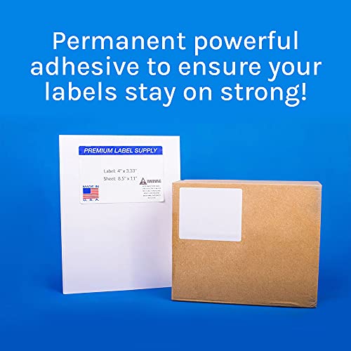 White Sticker FBA Labels (6000 Count)