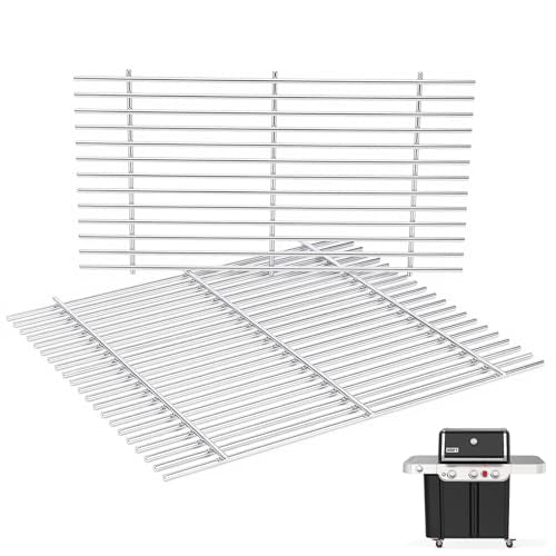 18.75" Grill Grates for Weber Genesis II 300 and II LX 300 Series (18.75" SUS304)