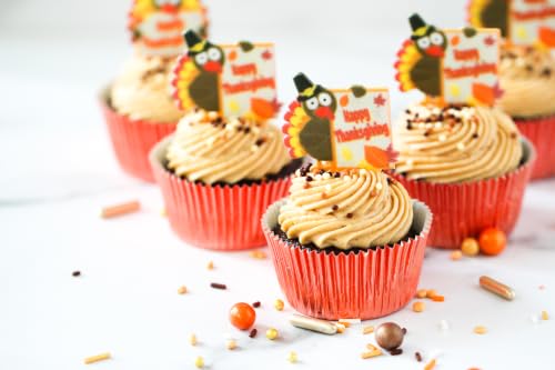 Thanksgiving Sprinkle Mix (Red, Orange, Golden Yellow, Brown)