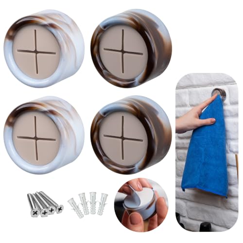 Towel Holder Towel Hooks (4 Pack / Sky Blue)