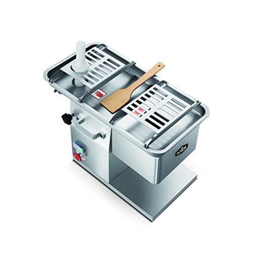 KWS JQ 58 Duo Function Commercial 1950W 2.6HP Electric 3mm Fresh Meat Cutter + Stainless Steel Meat Grinder All in One Grinding and Slicing Machine for Restaurant