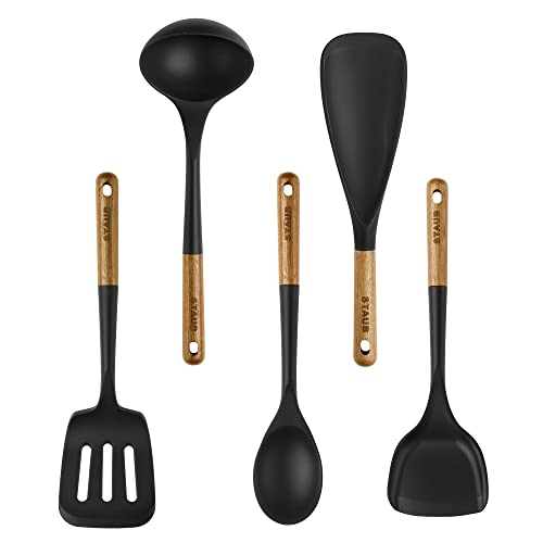 5 Pc Cooking Utensil Set (5-pc / Matte Black)