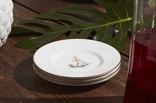 897266 British Colonial Tradewind Dessert Plates (Dessert Plates, Set of 4)