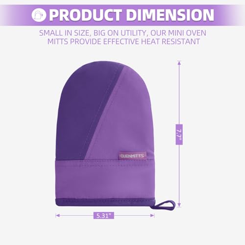 Mini Oven Mitts (Purple)