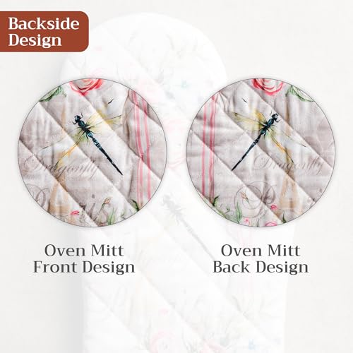 Maison d'Hermine Oven Gloves 100% Cotton Oven Mitt (094 - Champ De Mars / 7.5" x 13" (Oven Mitt))