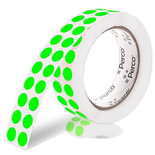 Neon Green Round Circle Dot Sticker 1 (Green - Neon / 0.5 Inch)