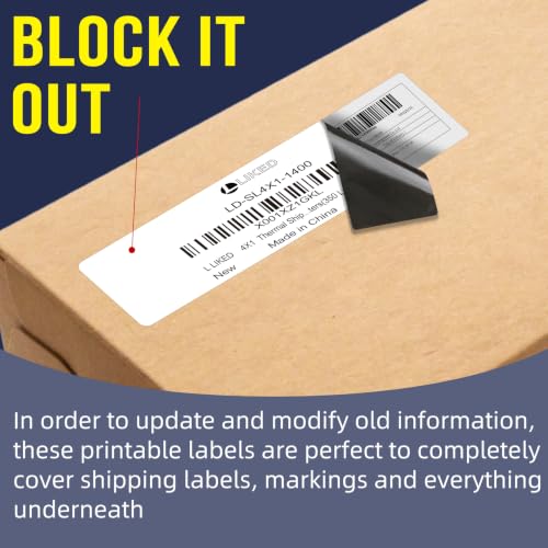 L Liked 4"x1" Thermal Labels (4"x1"-12 Rolls)