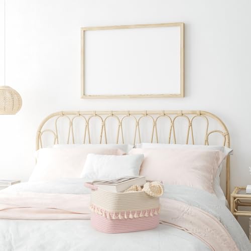 Storage Baskets 3 Packs (White & Pink / 3 Pack)