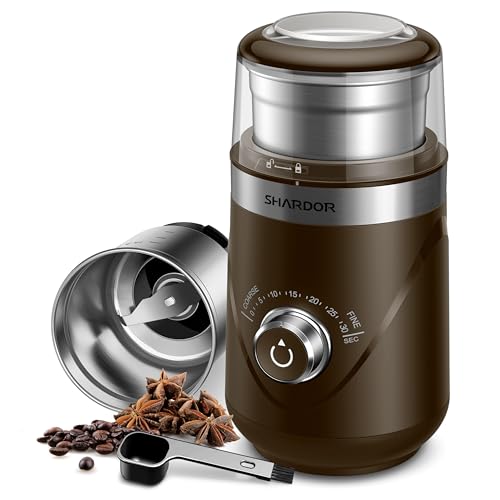 Electric Super Silent Blade Coffee Grinder (Coffee / 1 Bowl)