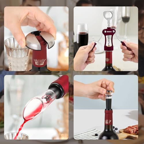 Corkscrew Wine Bottle Opener Accessories Gift Set
