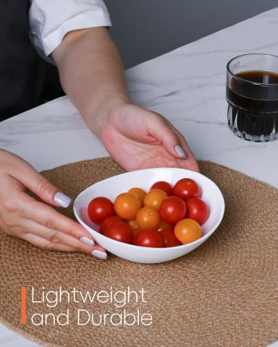 12 OZ Ice Cream Bowl Set of 6 (Angel White / 12 OZ - Ice Cream Bowls)