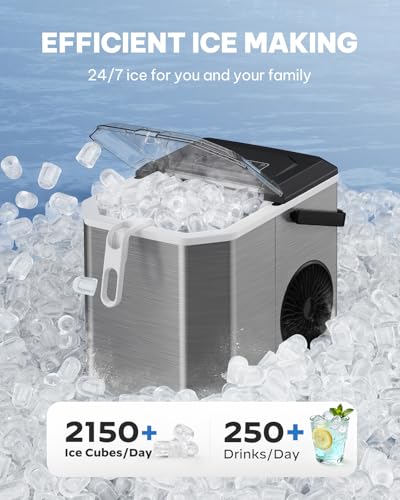 Ice Makers Countertop (Stainless Steel / 26 lbs)