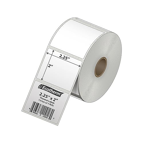 2.25" x 2" Thermal Labels (2940 Count)