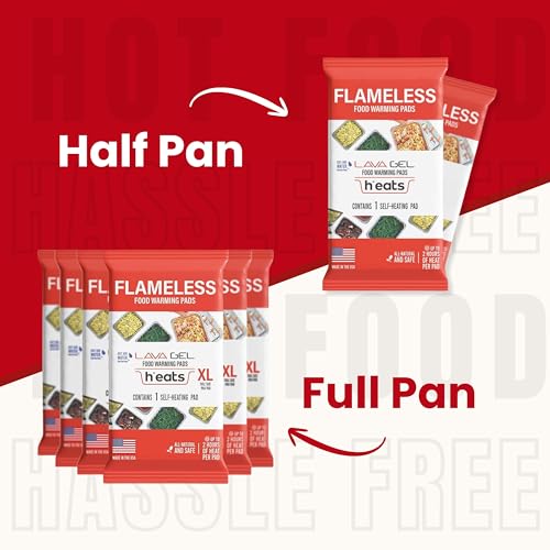 H°eats Flameless Food Warming Pads (Full Pan)