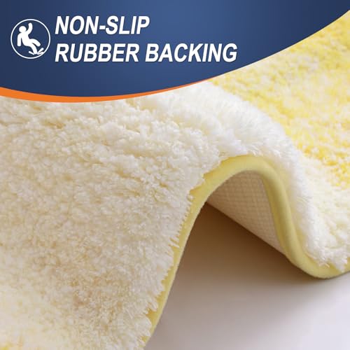 Bathroom Runner Rug 54x24 (54" X 24" / Yellow)