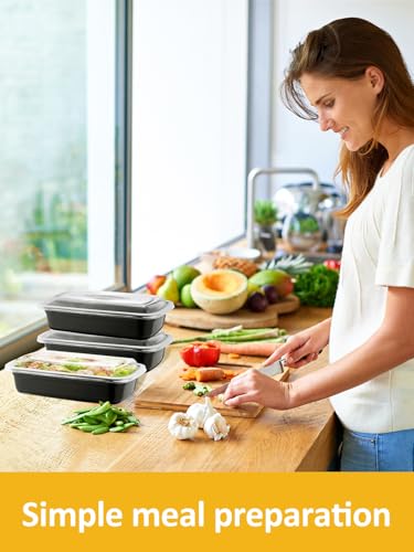 40 Sets 38oz Meal Prep Container (1 Compartment-38oz)