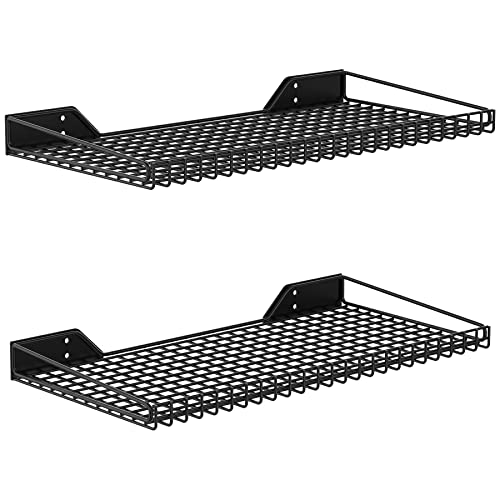 2 Pack Garage Wall Shelf (Black)
