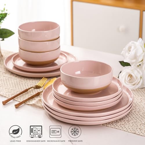 Dinnerware Sets for 8 (Cloud Pink / Service For 8(24Pcs))
